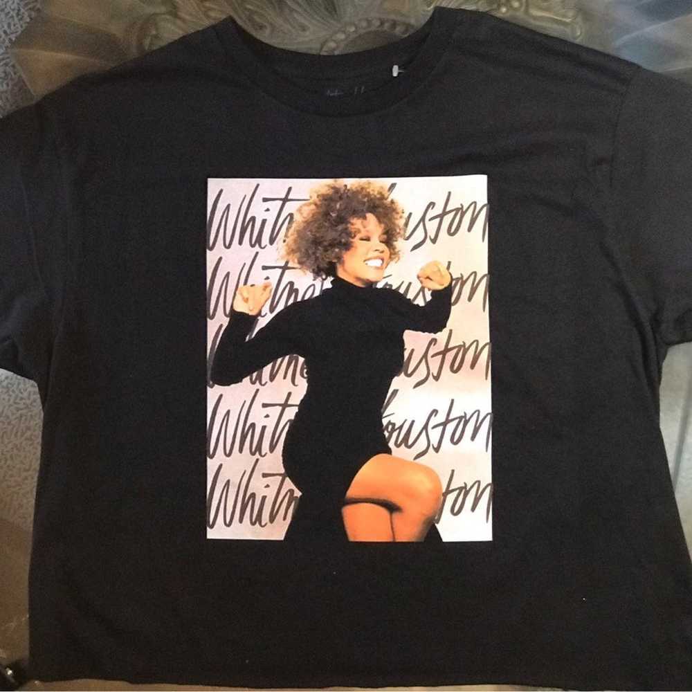 Whitney Houston oversized cropped Shirt - image 2