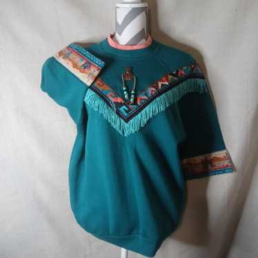 Vintage 80's Tultex Native mid sleeve pr