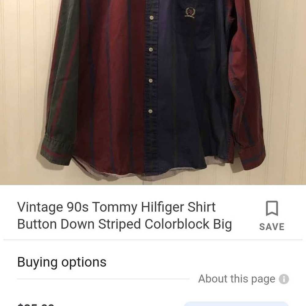 90s Vintage Tommy Hilfiger Colorblock - image 9
