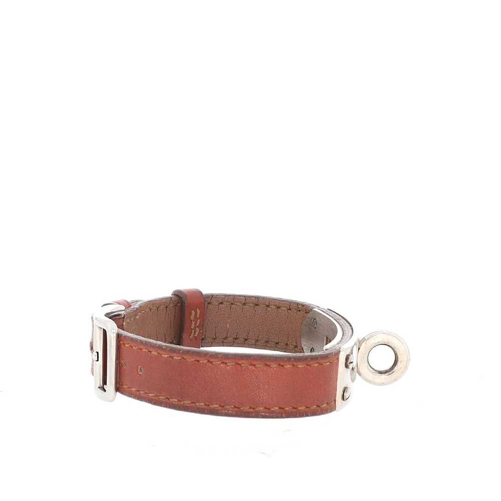 Hermes HERMES Kelly Bracelet in Brown Leather - image 4
