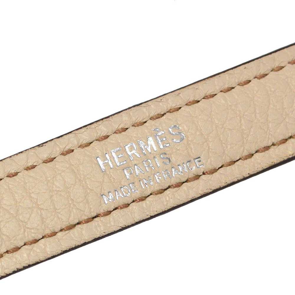 Hermes HERMES Kelly Bag Strap Gray Taurillon Clem… - image 4