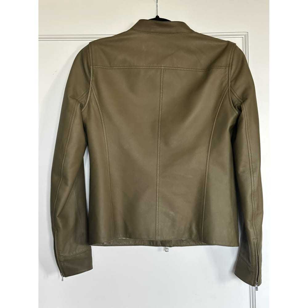 Loro Piana Leather biker jacket - image 4