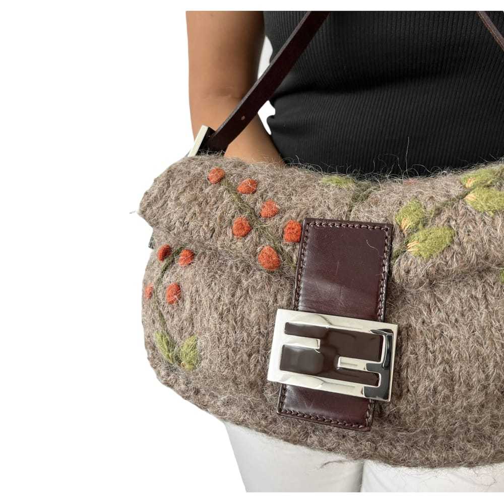 Fendi Baguette wool handbag - image 11