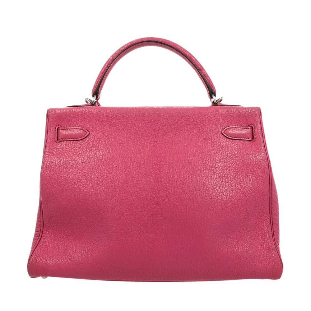 Hermes HERMES Kelly 32 Handbag in Pink Chevre de … - image 3