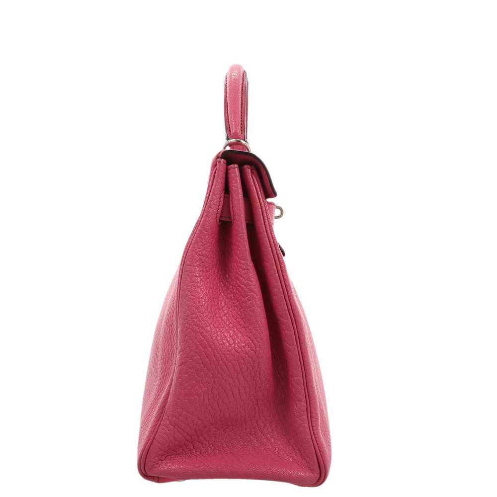 Hermes HERMES Kelly 32 Handbag in Pink Chevre de … - image 4