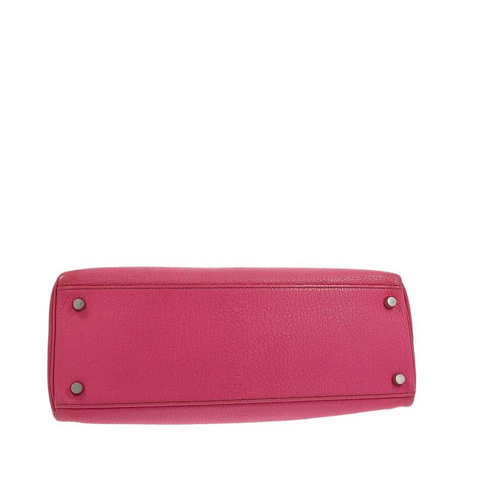 Hermes HERMES Kelly 32 Handbag in Pink Chevre de … - image 5