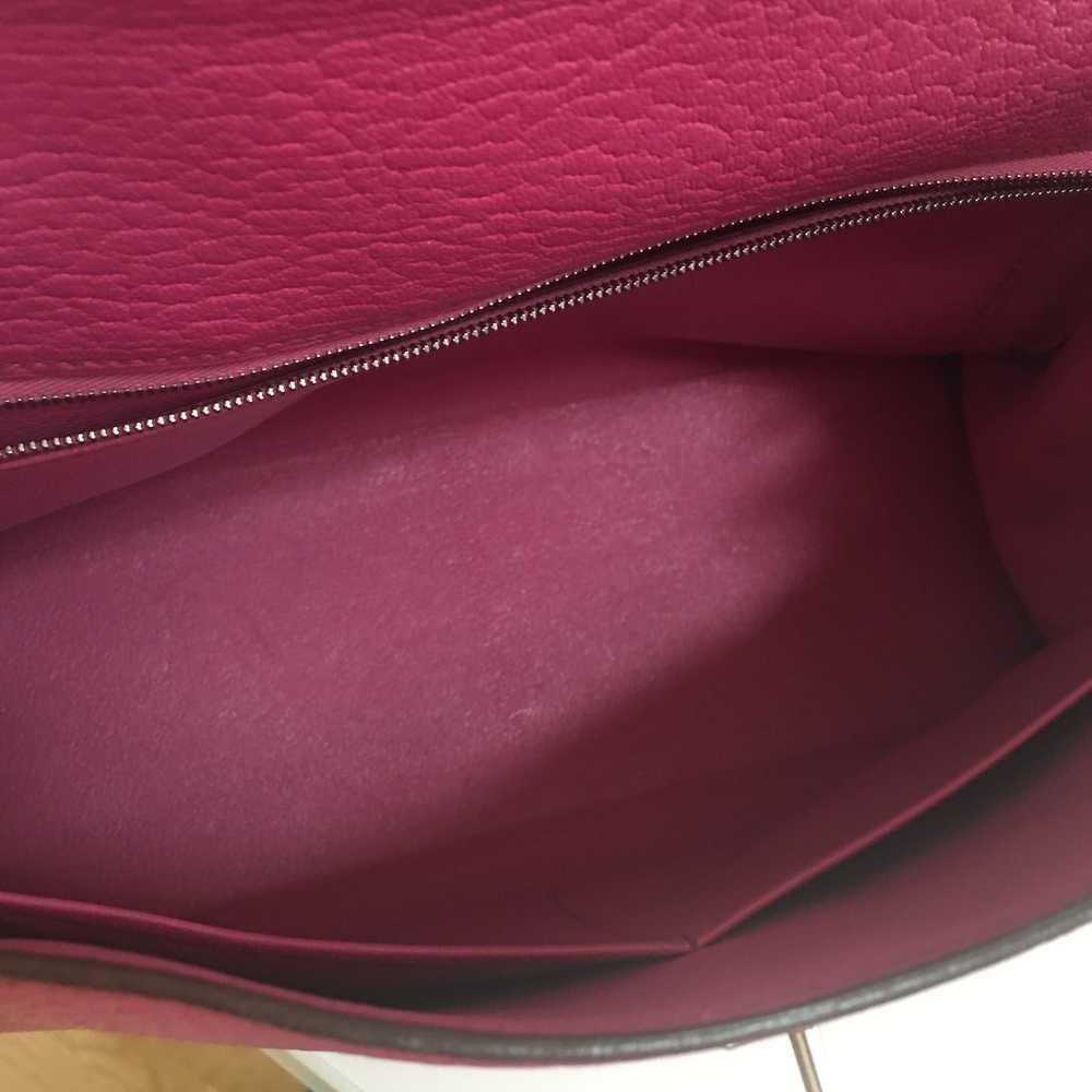 Hermes HERMES Kelly 32 Handbag in Pink Chevre de … - image 6