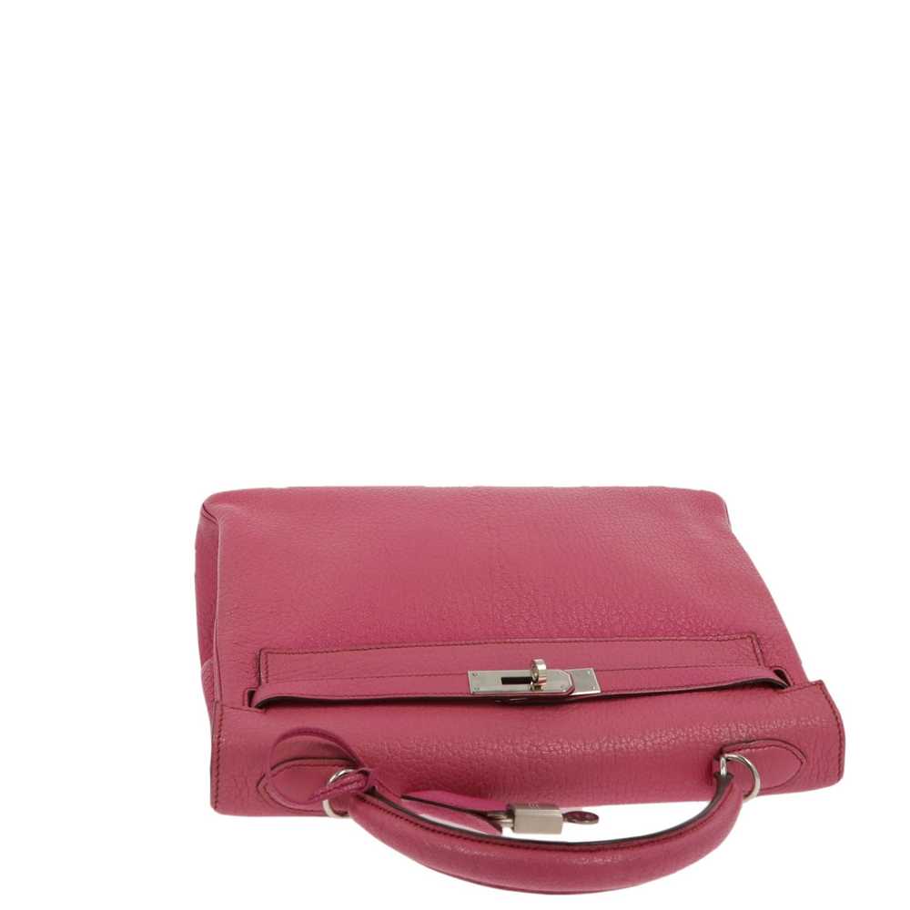 Hermes HERMES Kelly 32 Handbag in Pink Chevre de … - image 9