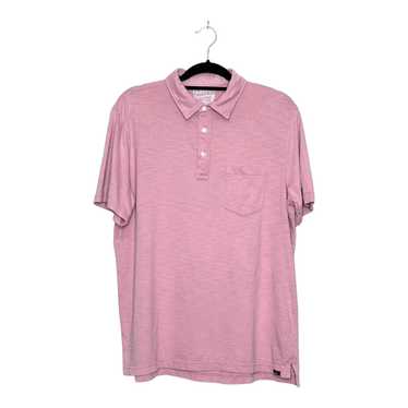 Faherty Faherty Brand pink short sleeves polo shir