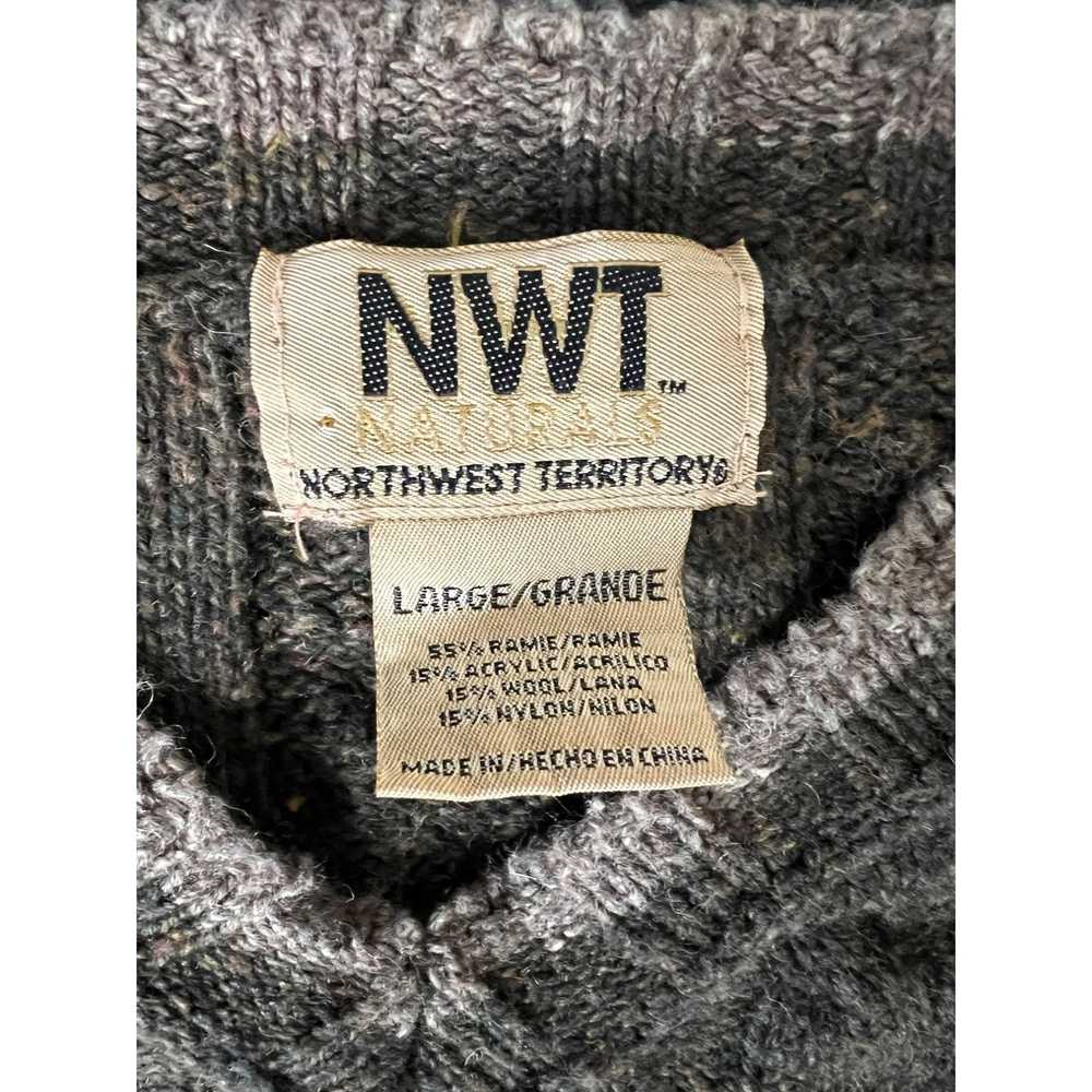 Other Vintage Northwest Territory Grey Knit Sweat… - image 3