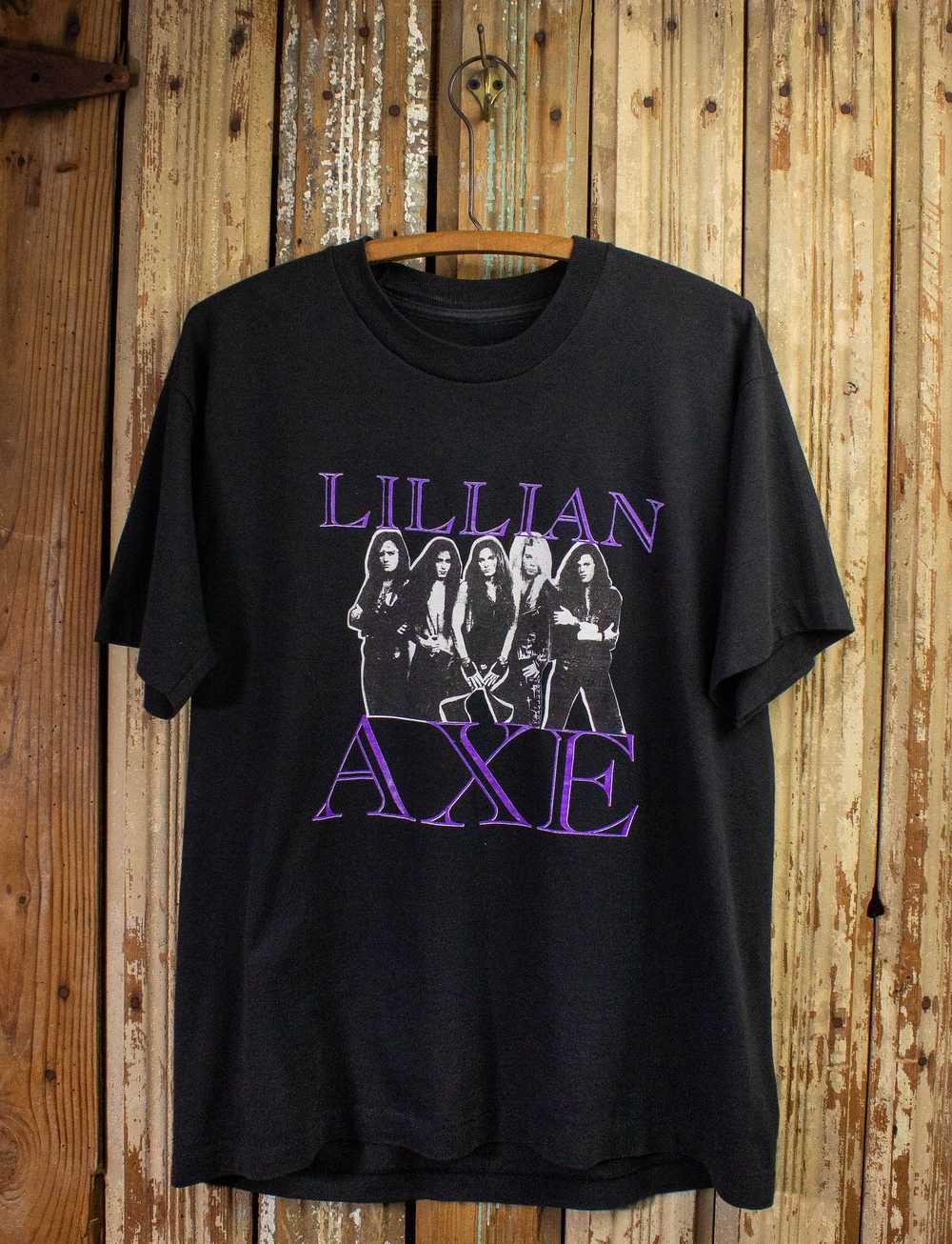 Band Tees × Vintage Vintage Lilian Axe Out Of The… - image 1