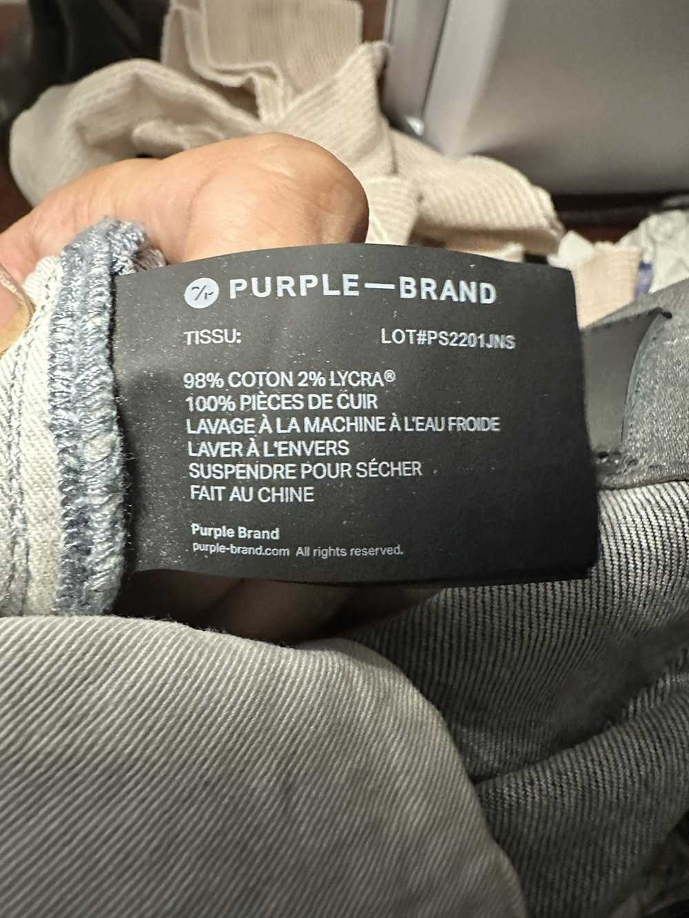 Purple Brand Purple Brand Blue Rustic Distress Je… - image 5