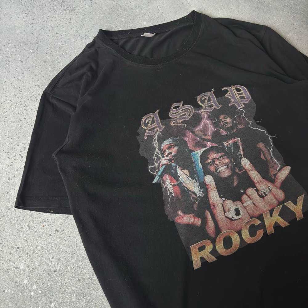 Asap Rocky × Rap Tees ASAP Rocky Retro Style Rap … - image 3