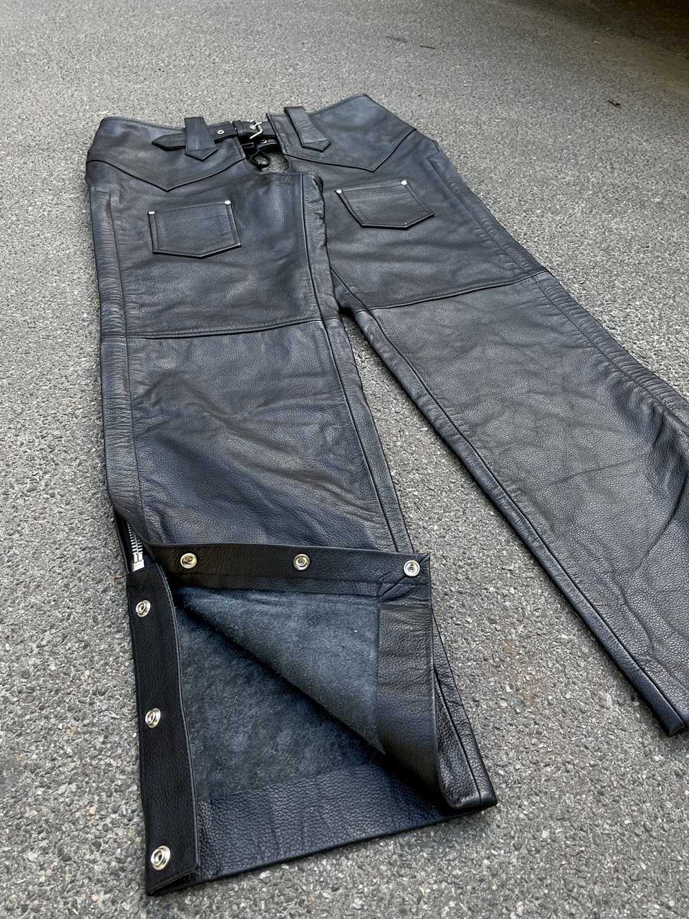 Biker Jeans × Genuine Leather × Vintage Vintage G… - image 4