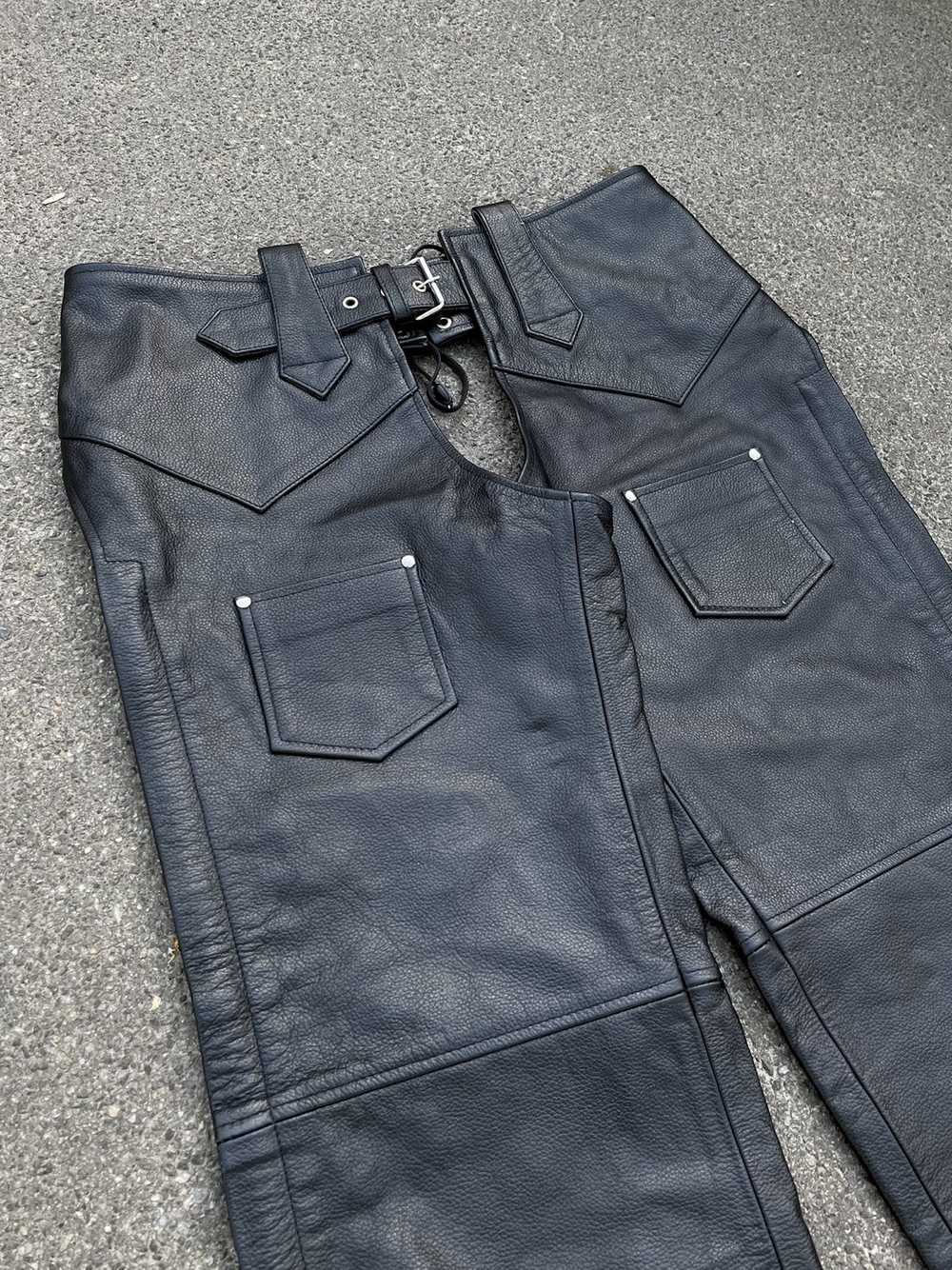 Biker Jeans × Genuine Leather × Vintage Vintage G… - image 5