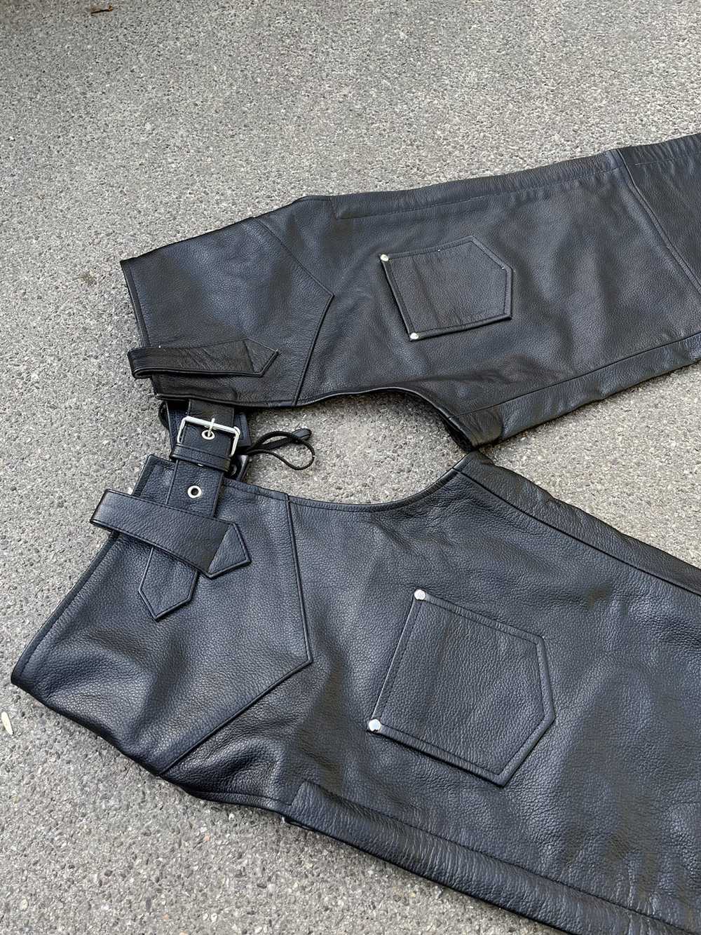 Biker Jeans × Genuine Leather × Vintage Vintage G… - image 6