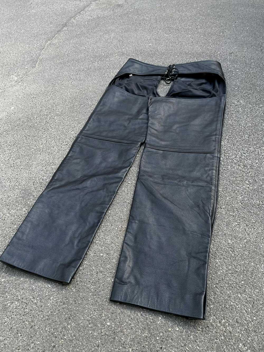 Biker Jeans × Genuine Leather × Vintage Vintage G… - image 9