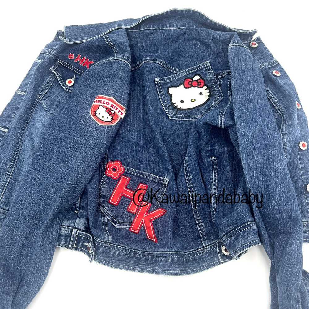 Vintage Y2K Vintage Hello Kitty Sanrio Denim Jean… - image 1
