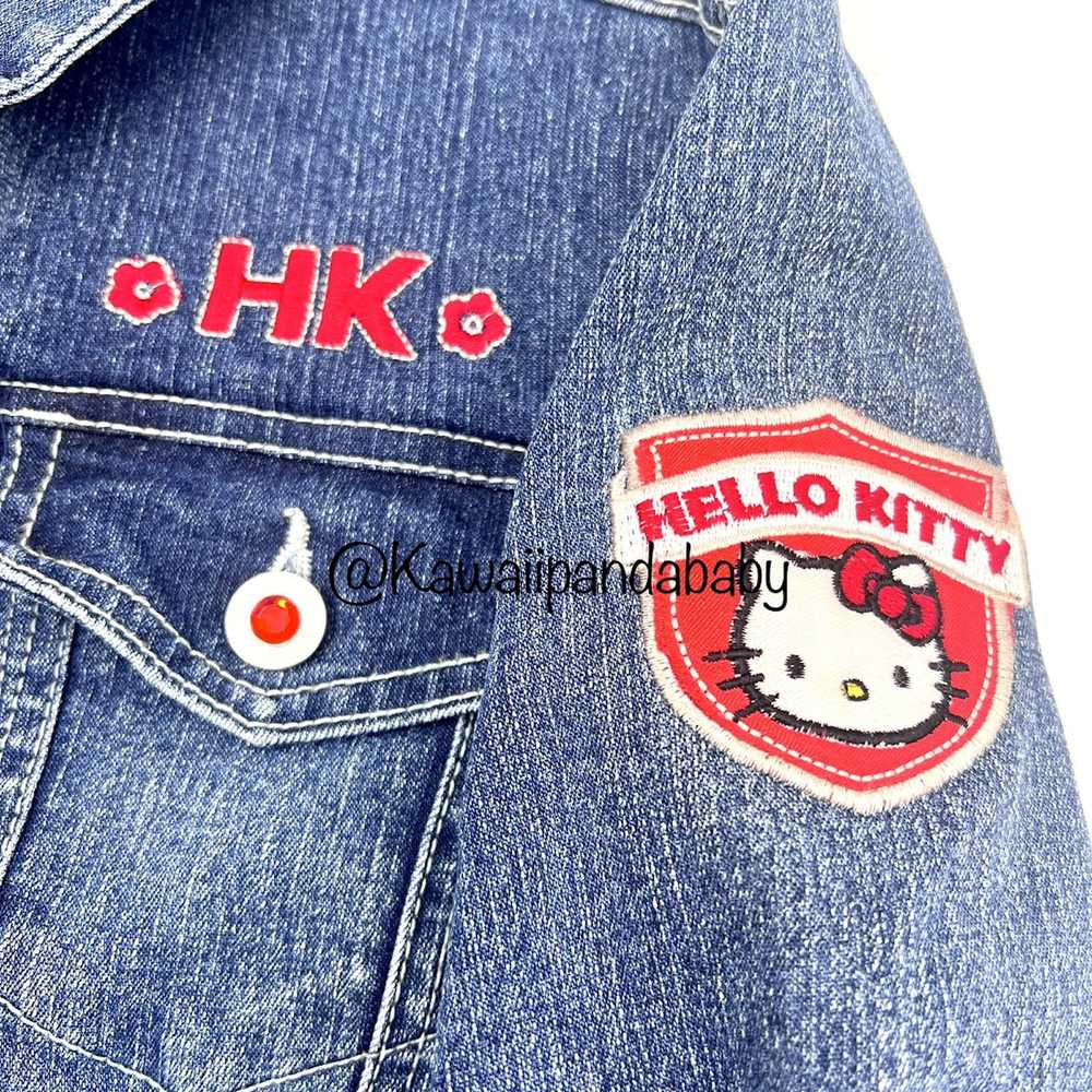 Vintage Y2K Vintage Hello Kitty Sanrio Denim Jean… - image 6