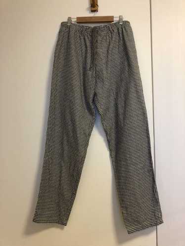 Undercover Undercover Check pattern elastic pants 