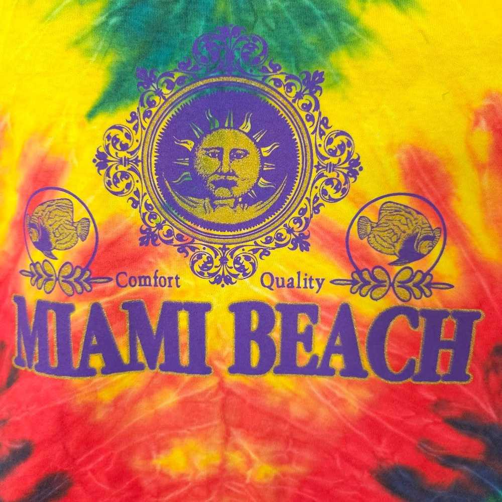 Vintage Miami Beach T Shirt Mens Size XL Vintage … - image 2