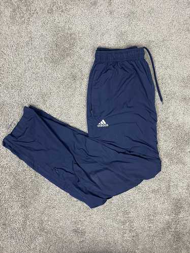 Adidas Vintage 2000 Y2K Navy Blue Men's Large Baggy Track Pants Stripes