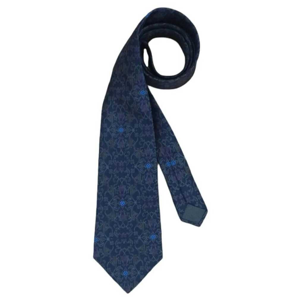 Lanvin LANVIN Geometric Silk Tie FRANCE 58"/ 3.4"… - image 2