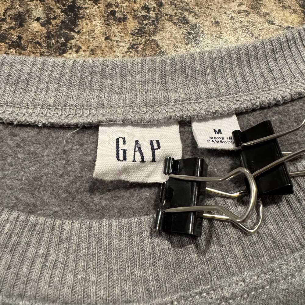 Gap Gap Sweatshirt Fleece Lined Glitter Spell Out… - image 3