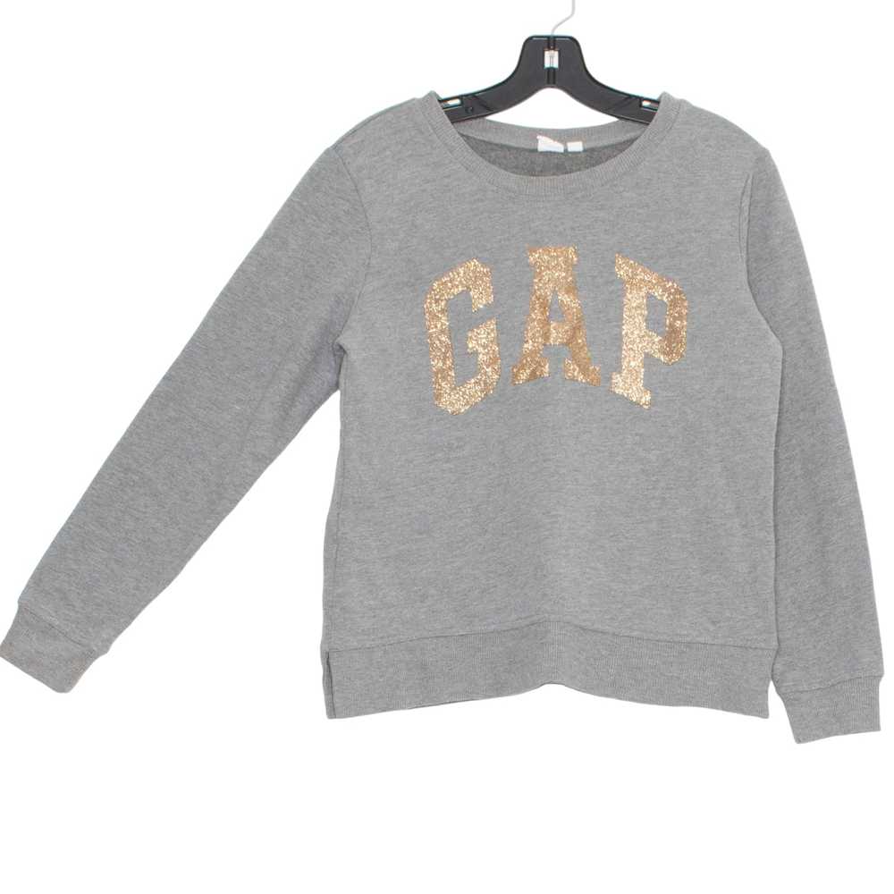 Gap Gap Sweatshirt Fleece Lined Glitter Spell Out… - image 4