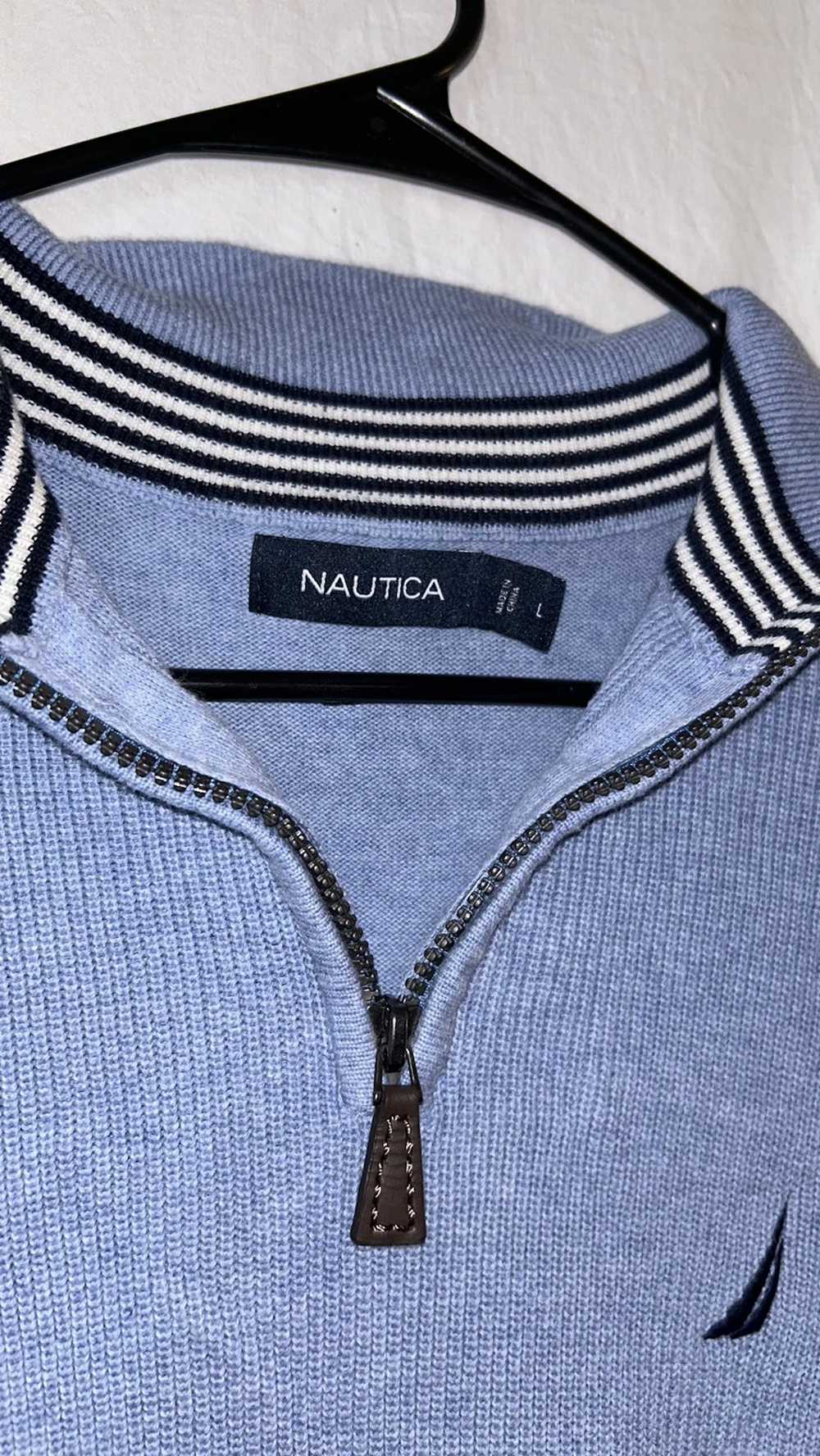 Nautica Nautical Quarter Zip Crewneck - image 3