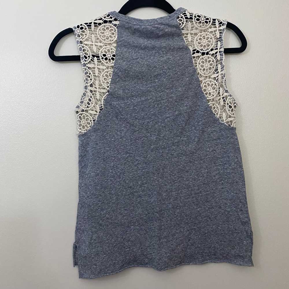 Abercrombie and Fitch Grey XS Crochet Summer East… - image 4