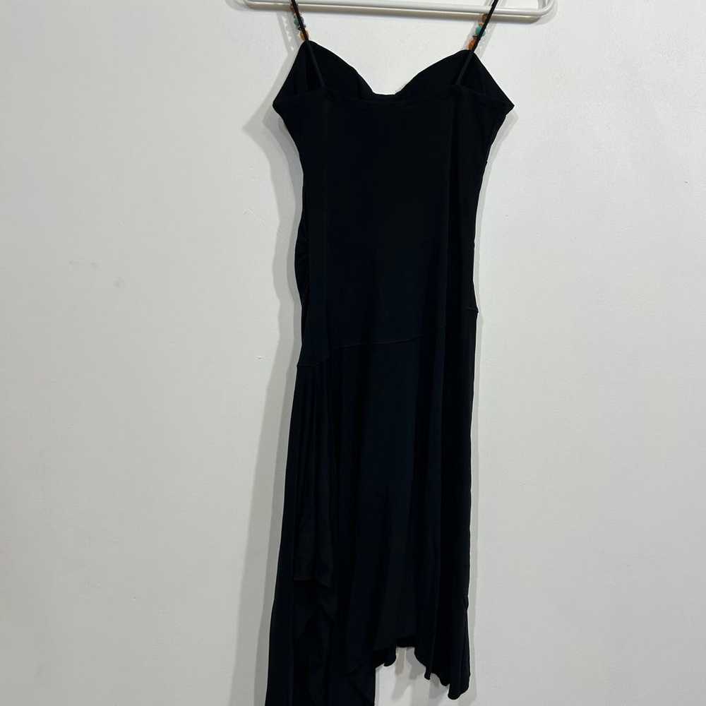 Express black silky dress size 0 Y2K style - image 1