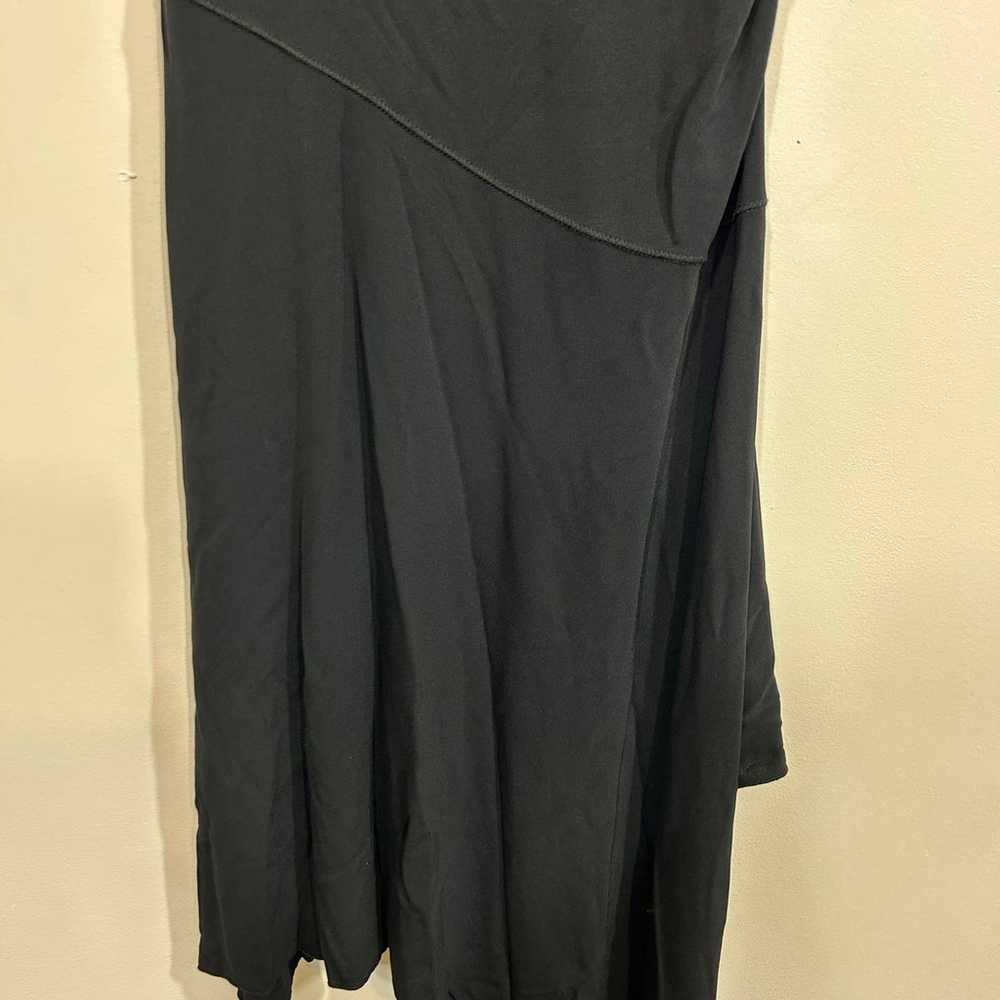 Express black silky dress size 0 Y2K style - image 6