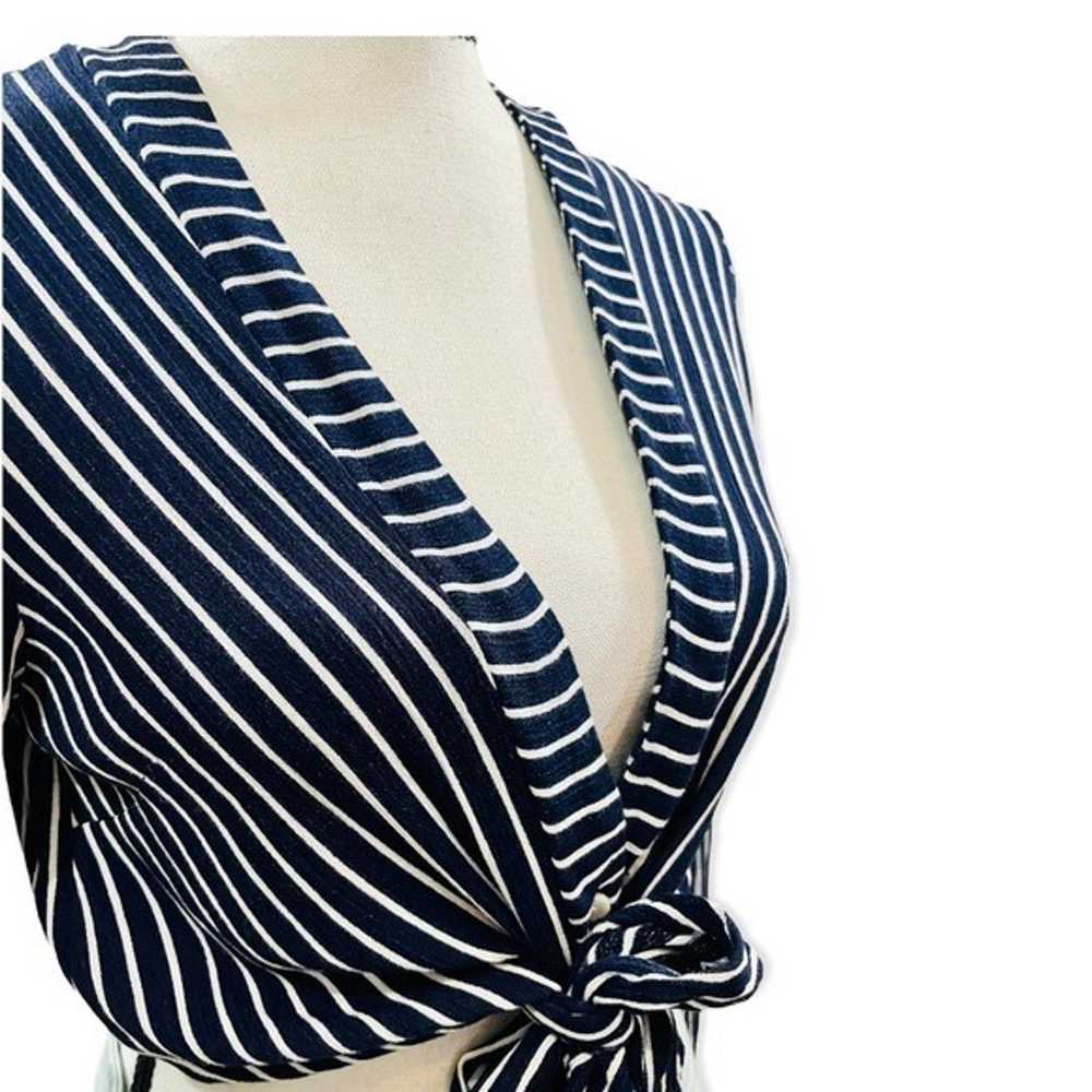 Charlotte Russe Y2K Vintage Long Sleeve Tie Front… - image 3