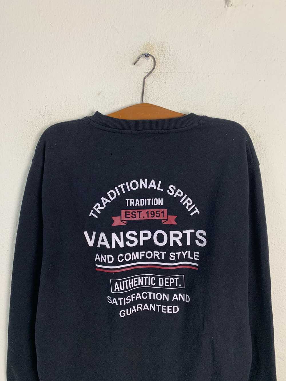 Japanese Brand × Streetwear Vansport Spellout Swe… - image 4