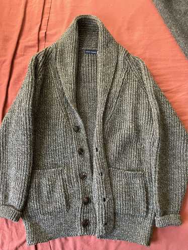 Kent Wang Kent Wang grey wool shawl collar cardig… - image 1