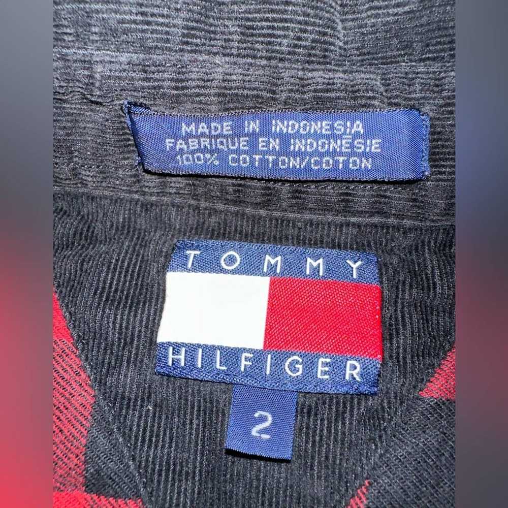 Vintage Tommy Hilfiger Zip-Up Buffalo Plaid Flann… - image 8