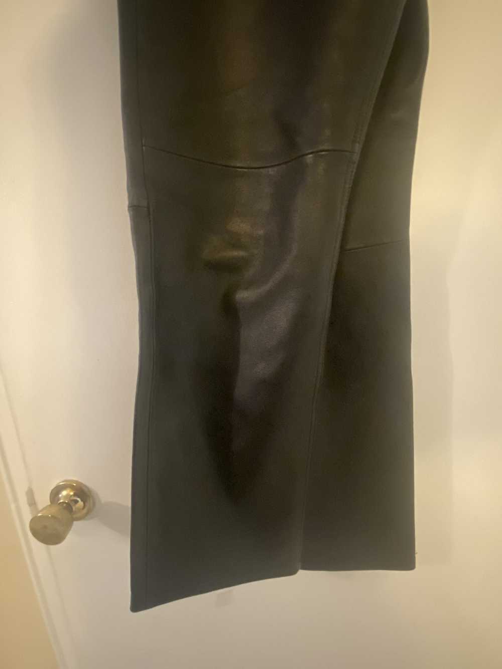 Acne Studios Black leather Acne Studios pants - image 7