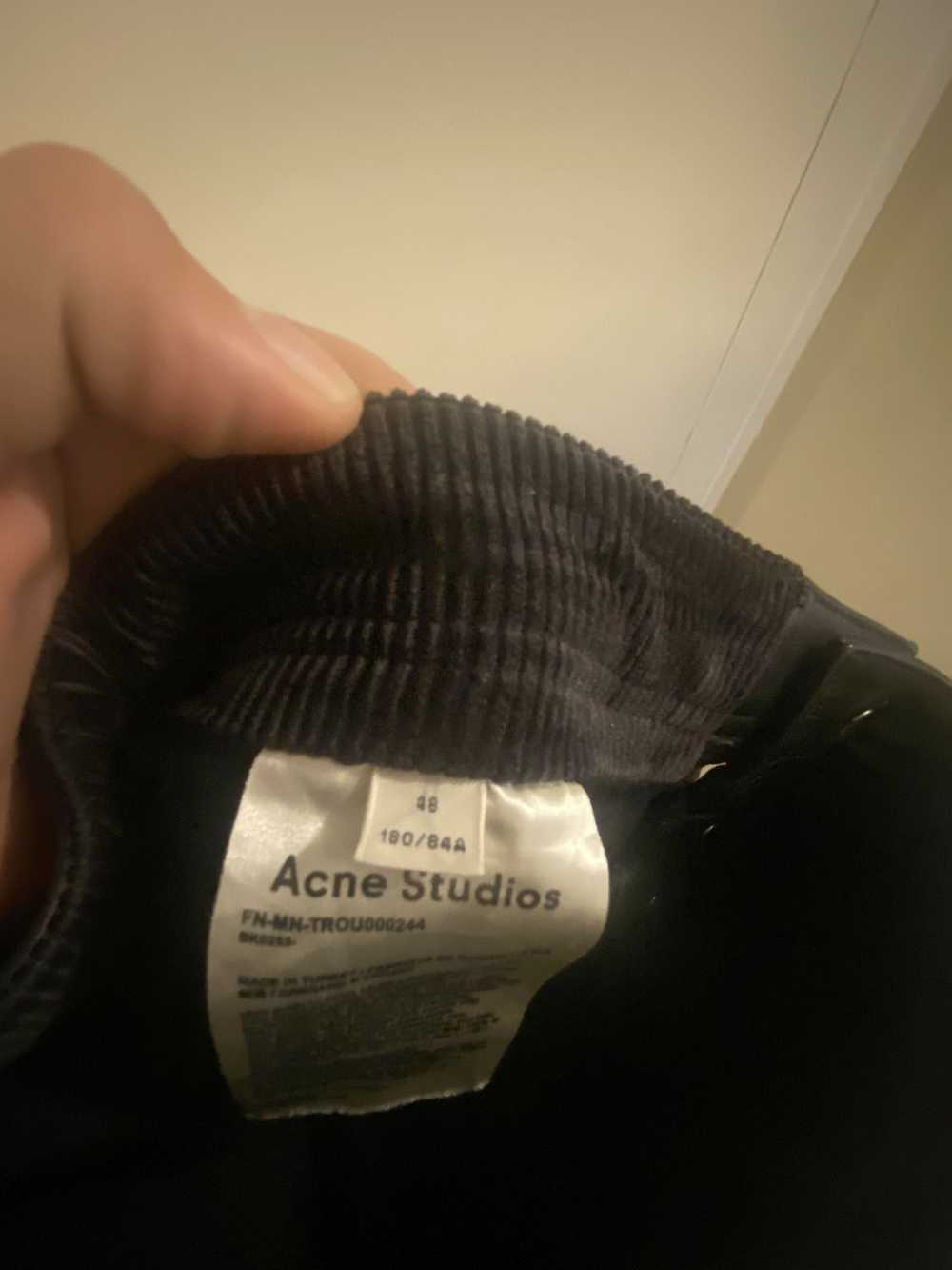 Acne Studios Black leather Acne Studios pants - image 8
