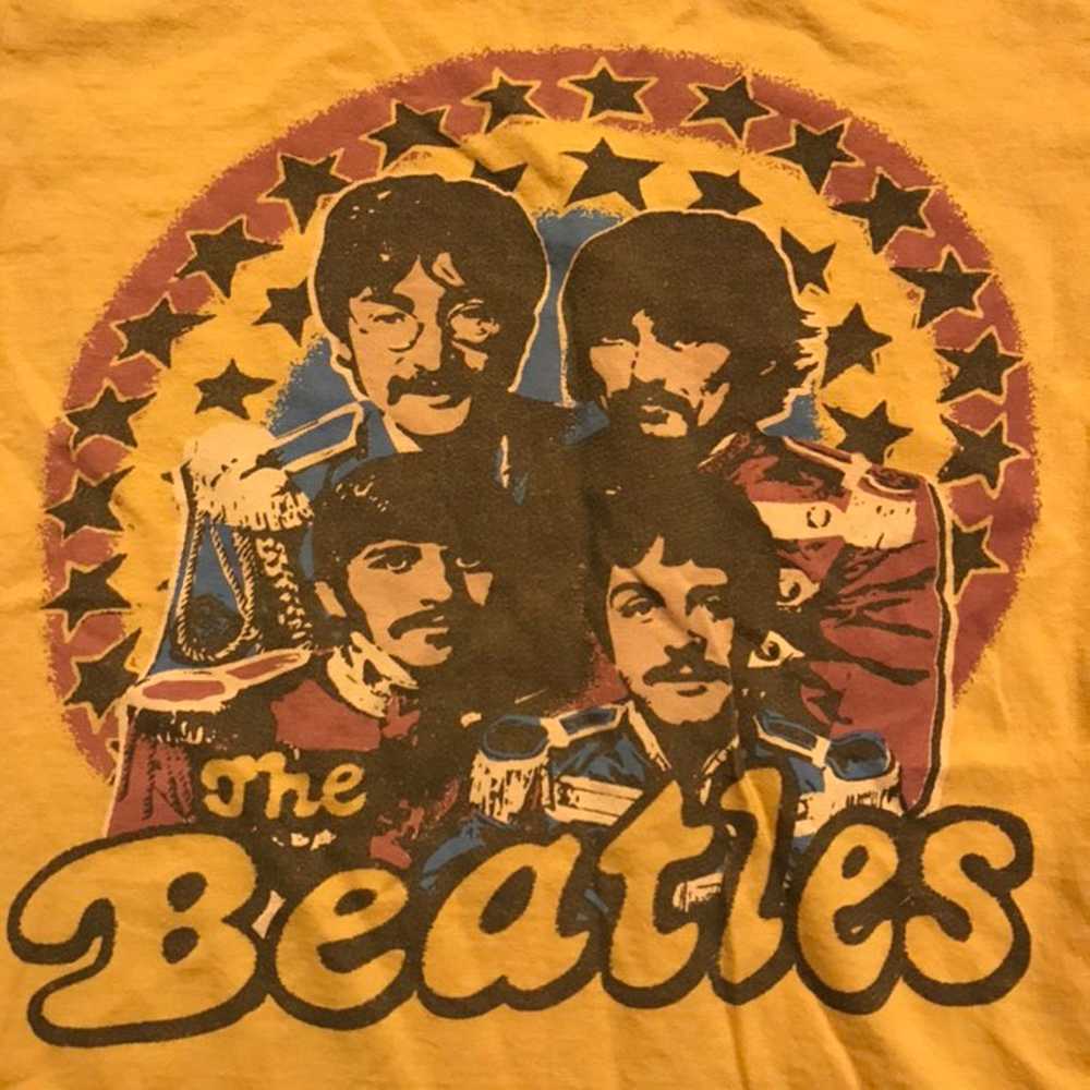 Vtg Beatles t shirt xs - image 2