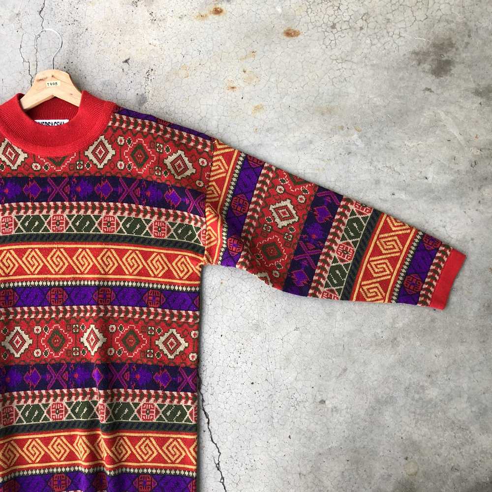 Canadian Sweater × Coloured Cable Knit Sweater × … - image 3