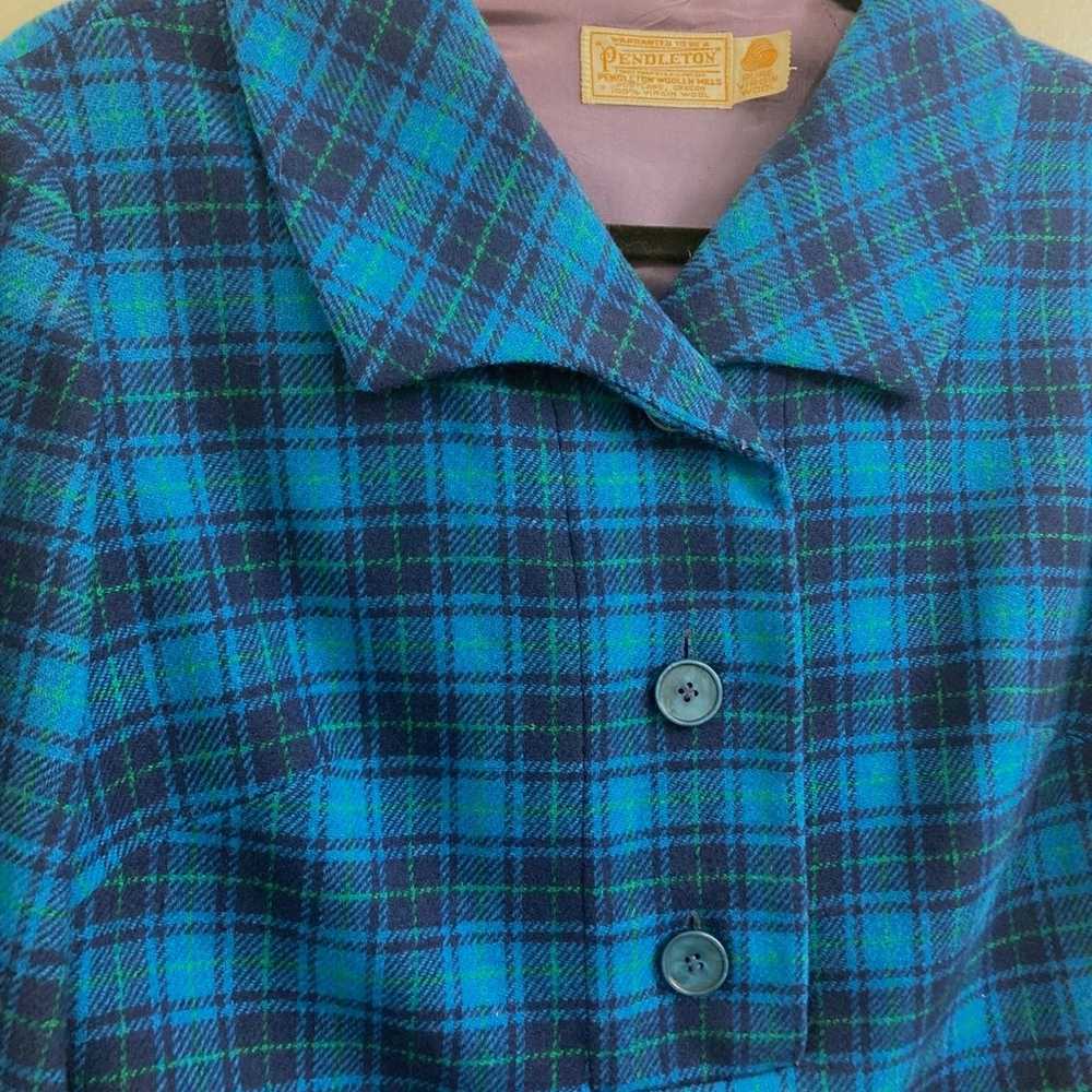 Pendleton Vintage 1950s Pure Virgin Wool in Rare … - image 8