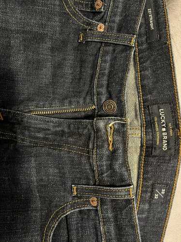 Mens Lucky Brand Jeans 410 Straight Athletic Straight Fit 40W 30L