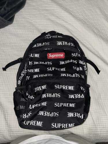 Supreme logo backpack - Gem