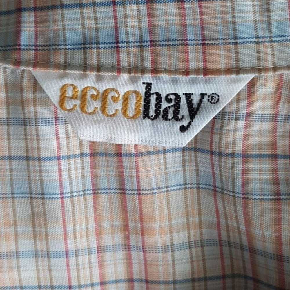 Vintage Ecco Bay Women's Plaid Shirt - image 4