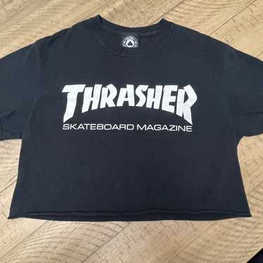 Thrasher Magazine Graphic Women’s Short Sleeve Cr… - image 1