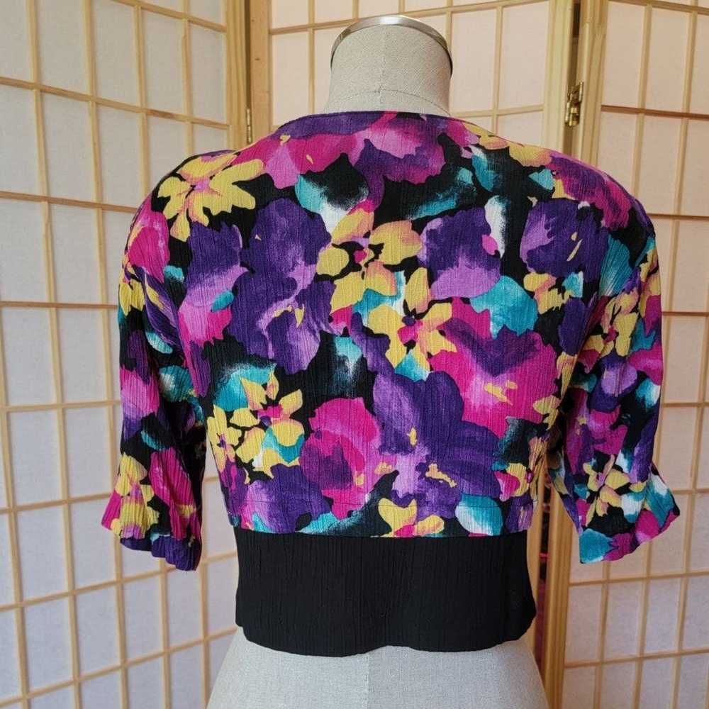 Vintage 80s Cropped Top - image 2