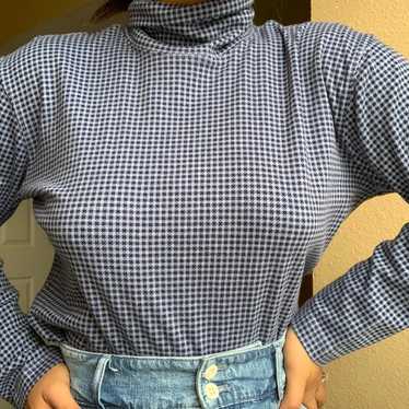 Checkered Turtleneck - image 1