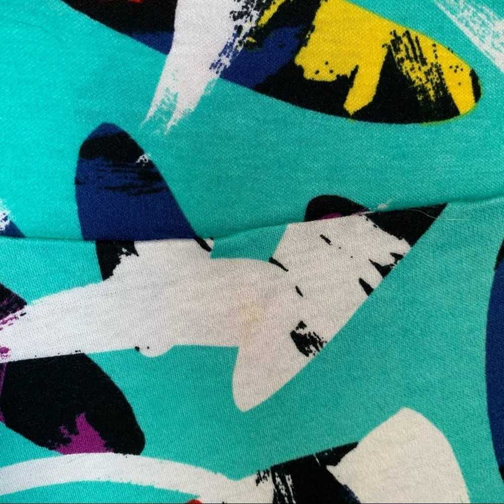 VTG OHNO Colorful Abstract Modern Pattern Tee - image 7