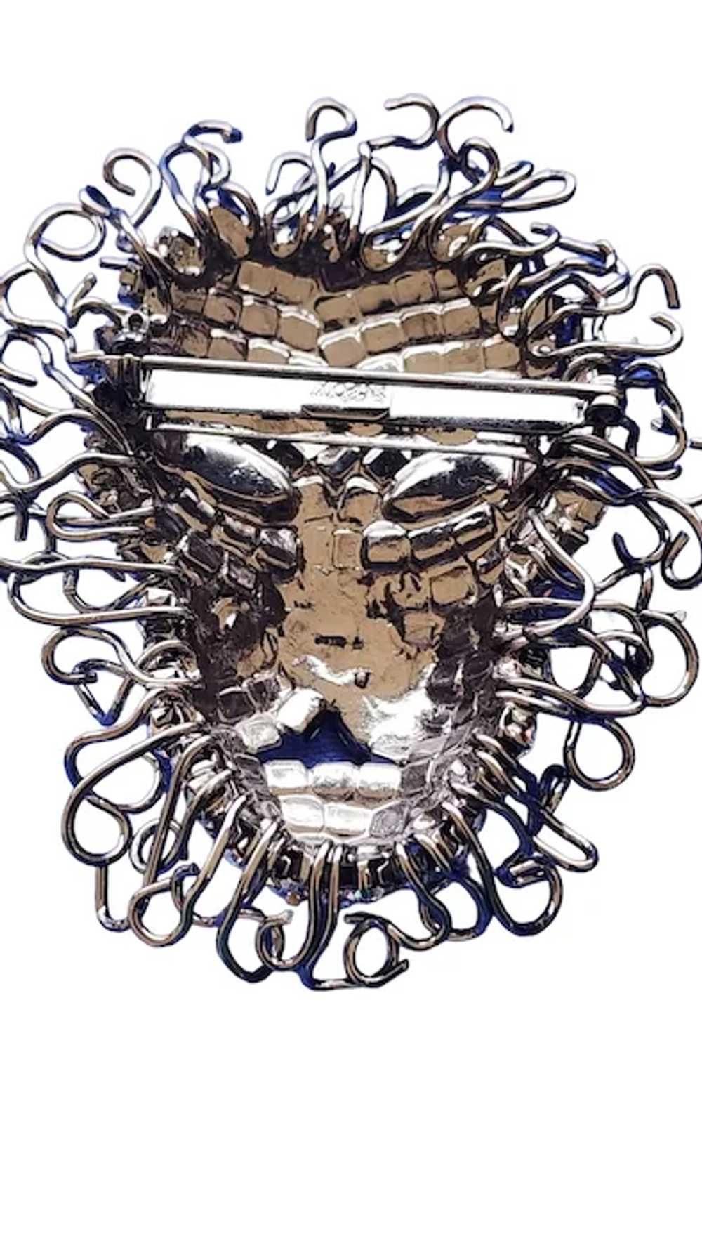 Chris Crouch "Moans" Couture Massive Lion Brooch … - image 6